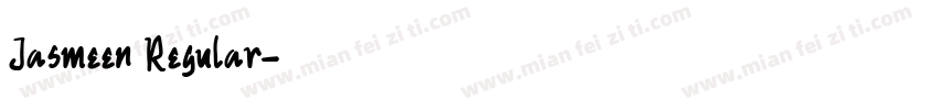Jasmeen Regular字体转换